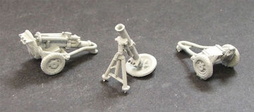 120mm Mortar (x2 Firing, x2 Limbered)